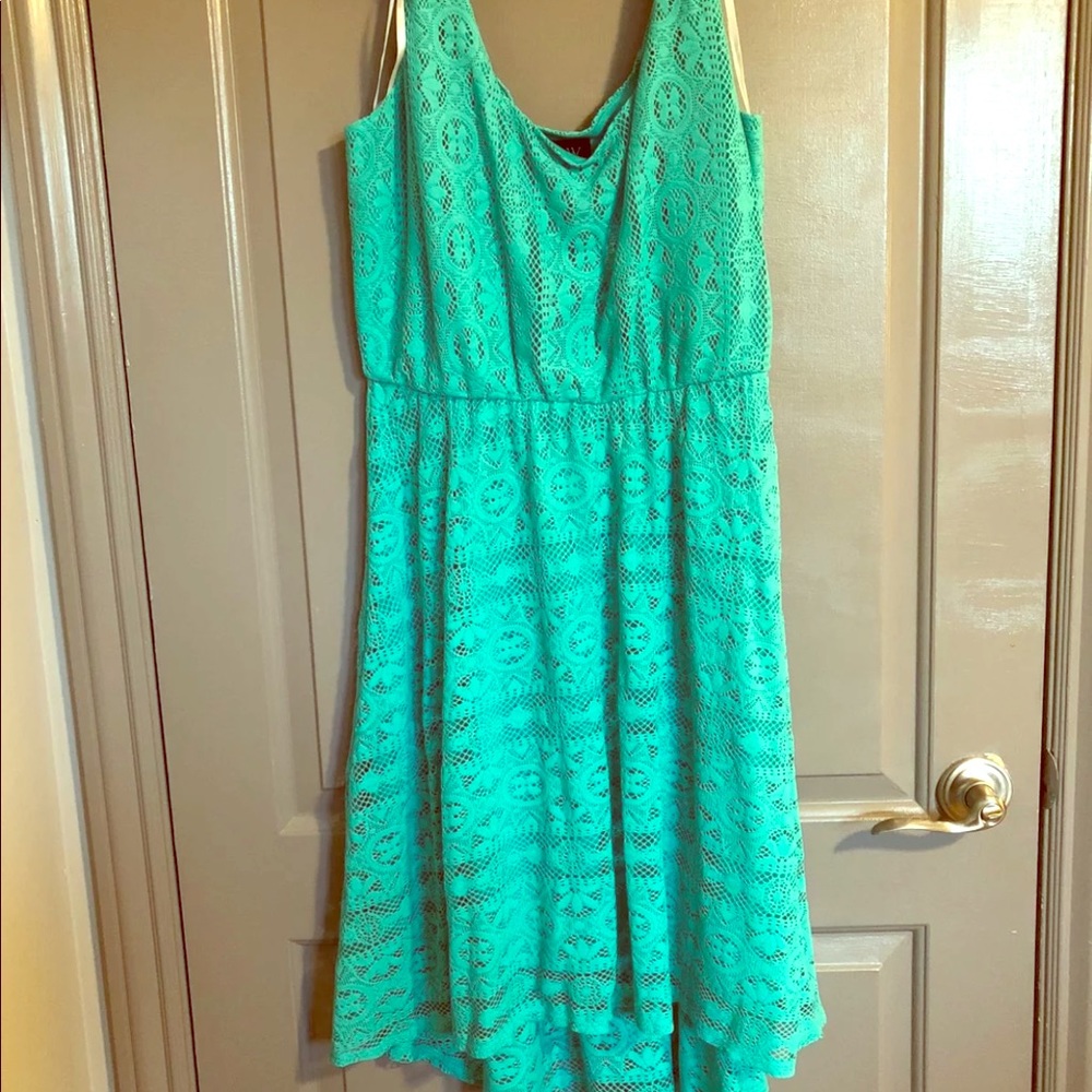 Teal dress